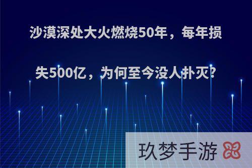 沙漠深处大火燃烧50年，每年损失500亿，为何至今没人扑灭?