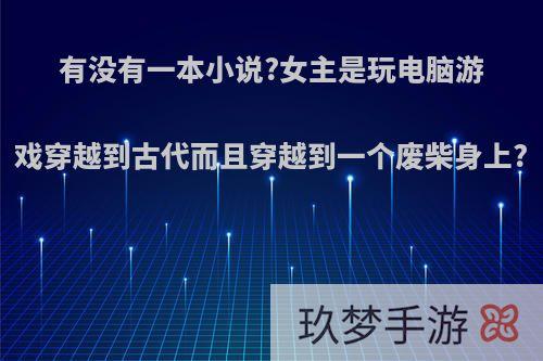 有没有一本小说?女主是玩电脑游戏穿越到古代而且穿越到一个废柴身上?