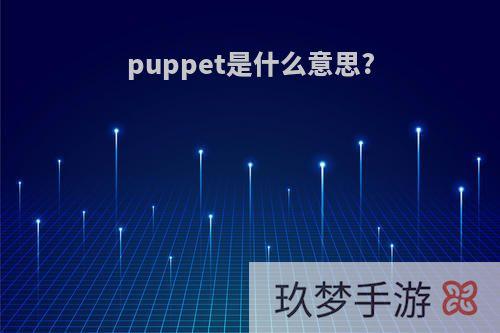 puppet是什么意思?