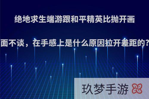 绝地求生端游跟和平精英比抛开画面不谈，在手感上是什么原因拉开差距的?