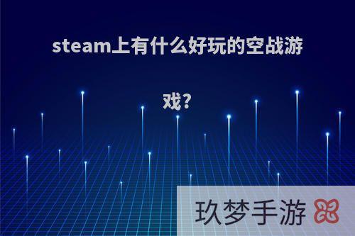 steam上有什么好玩的空战游戏?