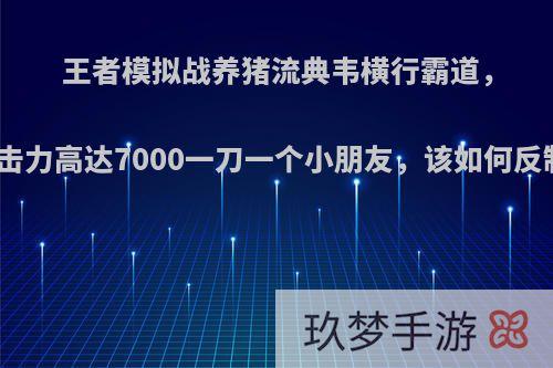 王者模拟战养猪流典韦横行霸道，攻击力高达7000一刀一个小朋友，该如何反制?