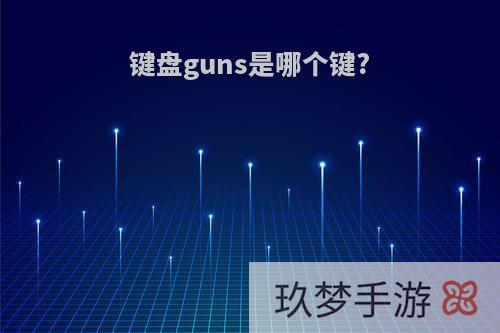 键盘guns是哪个键?