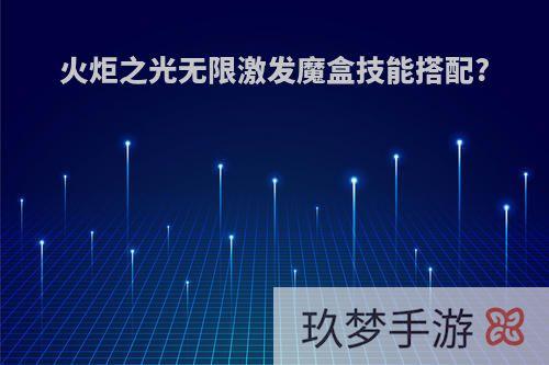 火炬之光无限激发魔盒技能搭配?