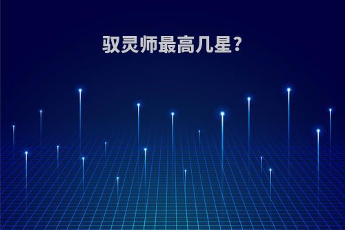 驭灵师最高几星?